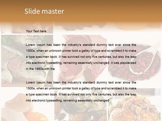 Salmon Tuna Montage PowerPoint Template