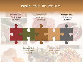 Salmon Tuna Montage PowerPoint Template