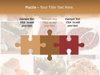 Salmon Tuna Montage PowerPoint Template