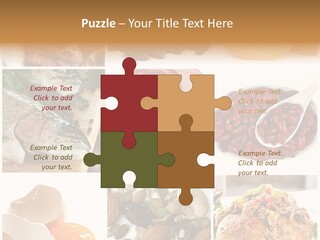 Salmon Tuna Montage PowerPoint Template