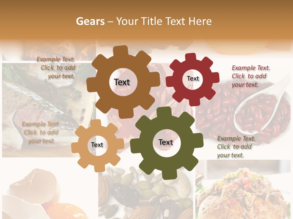 Salmon Tuna Montage PowerPoint Template