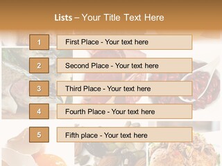Salmon Tuna Montage PowerPoint Template