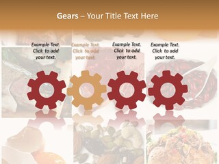 Salmon Tuna Montage PowerPoint Template