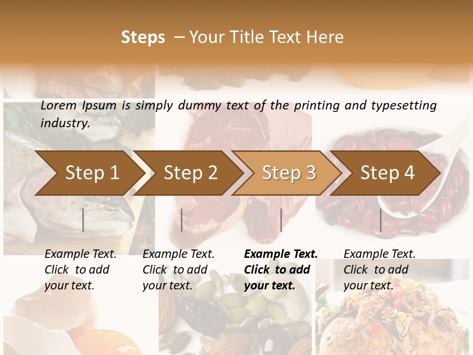 Salmon Tuna Montage PowerPoint Template
