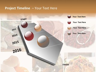 Salmon Tuna Montage PowerPoint Template