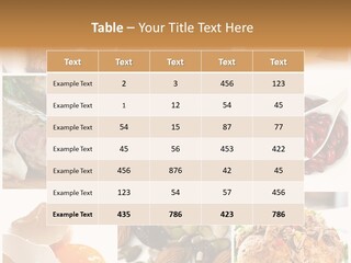 Salmon Tuna Montage PowerPoint Template