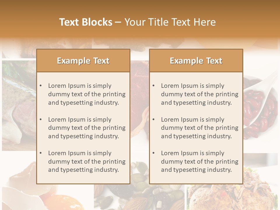 Salmon Tuna Montage PowerPoint Template