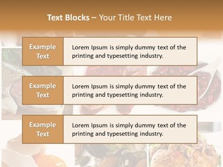 Salmon Tuna Montage PowerPoint Template