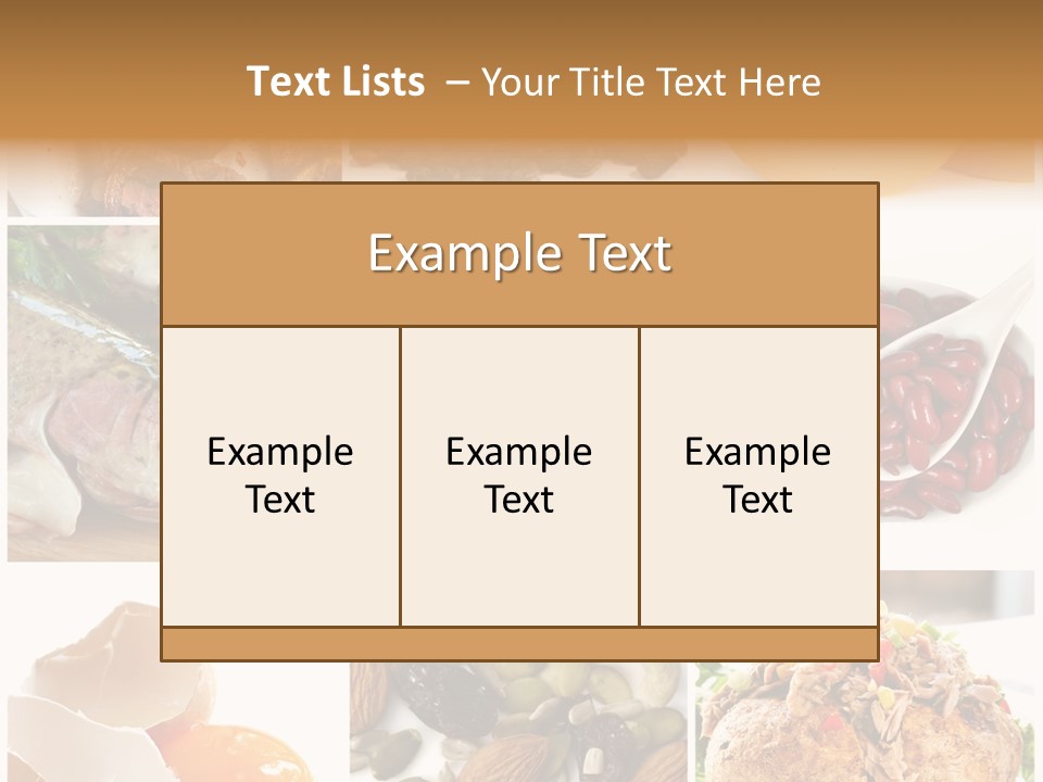 Salmon Tuna Montage PowerPoint Template