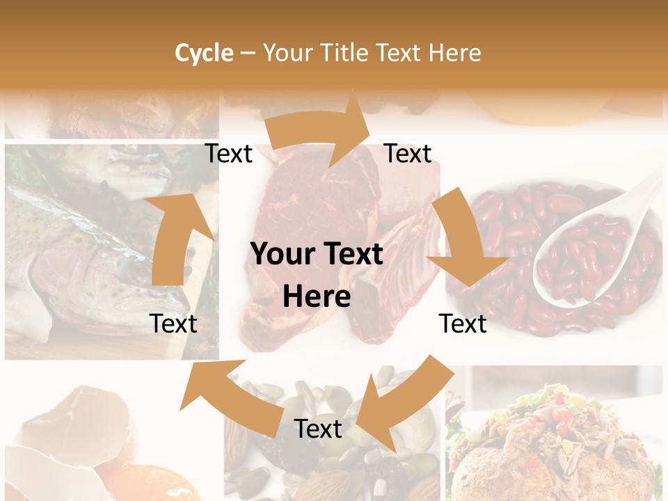 Salmon Tuna Montage PowerPoint Template