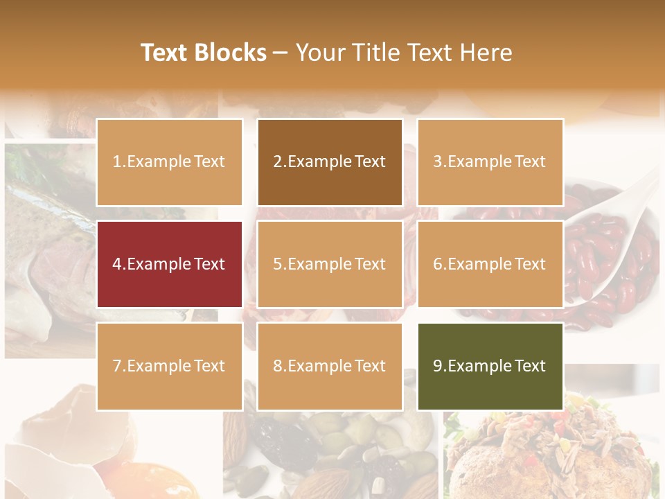 Salmon Tuna Montage PowerPoint Template