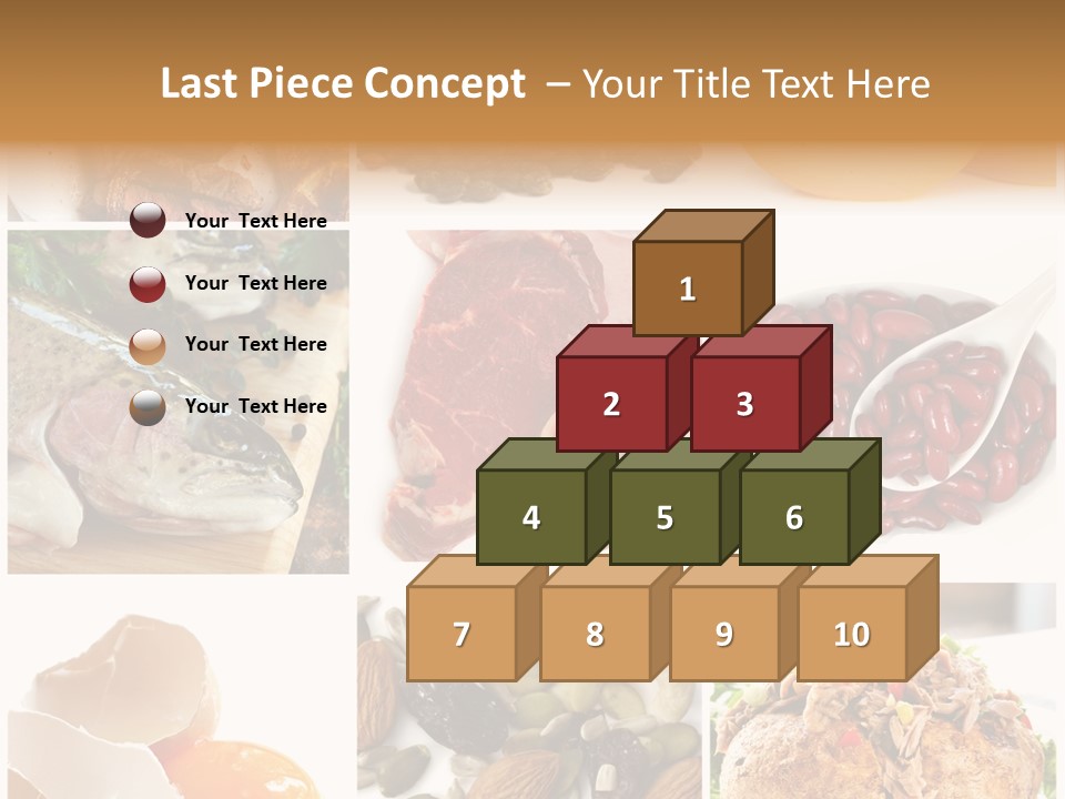 Salmon Tuna Montage PowerPoint Template