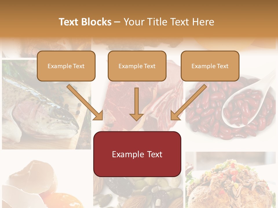 Salmon Tuna Montage PowerPoint Template