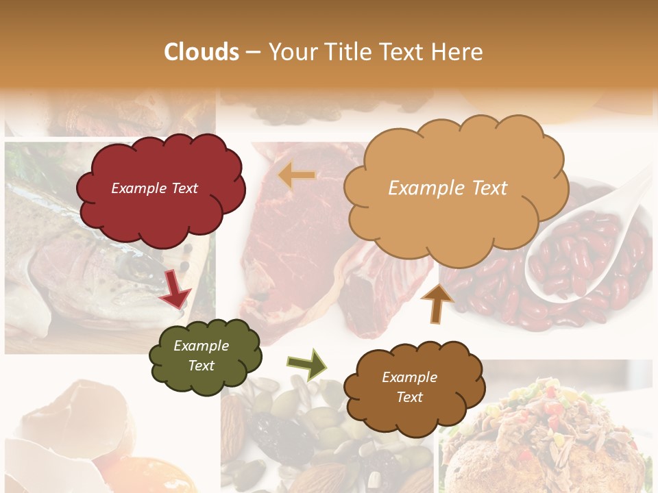 Salmon Tuna Montage PowerPoint Template