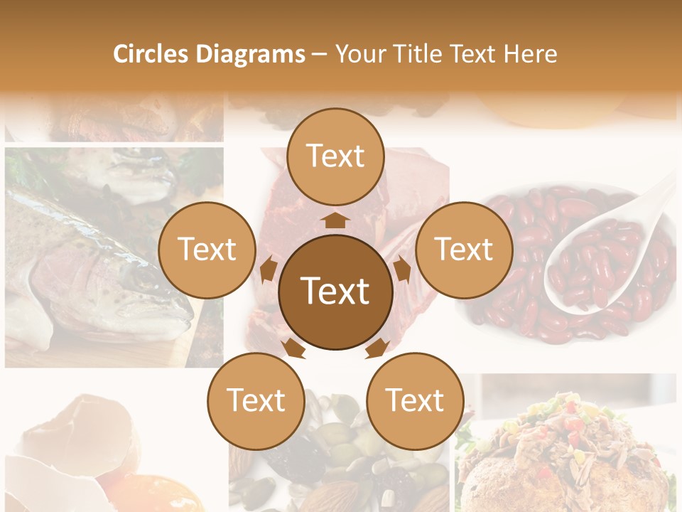 Salmon Tuna Montage PowerPoint Template