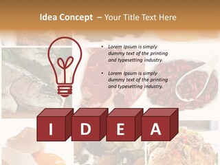 Salmon Tuna Montage PowerPoint Template