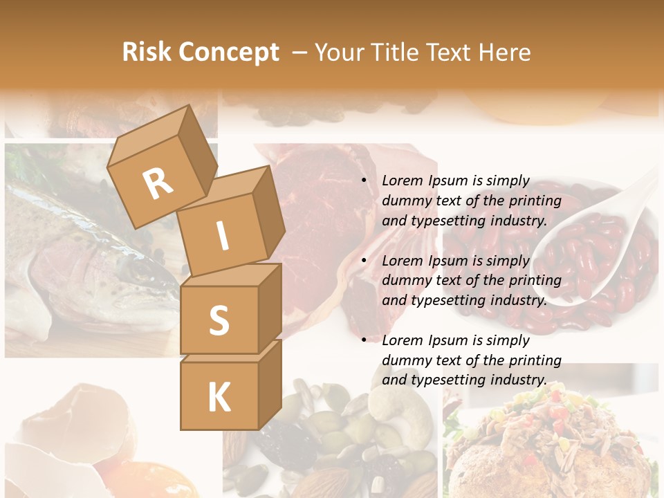 Salmon Tuna Montage PowerPoint Template