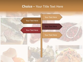 Salmon Tuna Montage PowerPoint Template