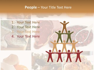 Salmon Tuna Montage PowerPoint Template