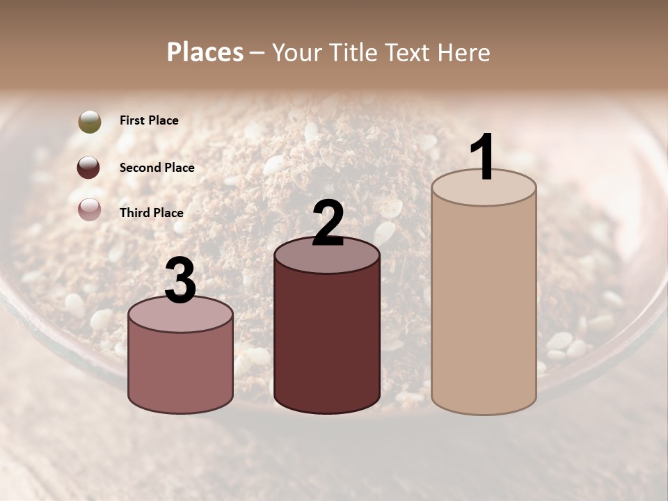 Sumac Beige Background Herb PowerPoint Template