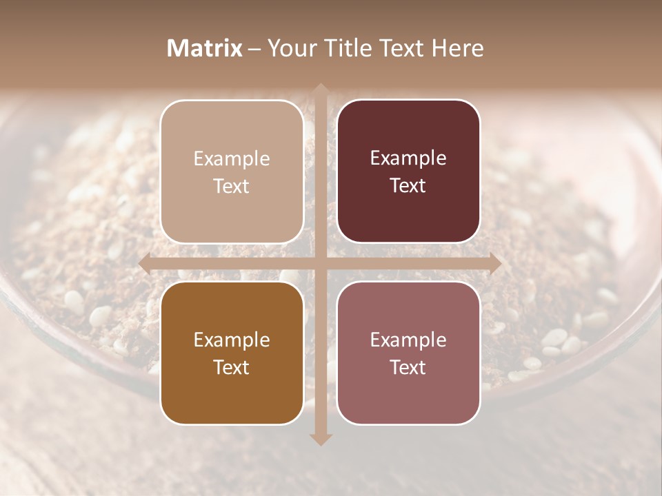 Sumac Beige Background Herb PowerPoint Template