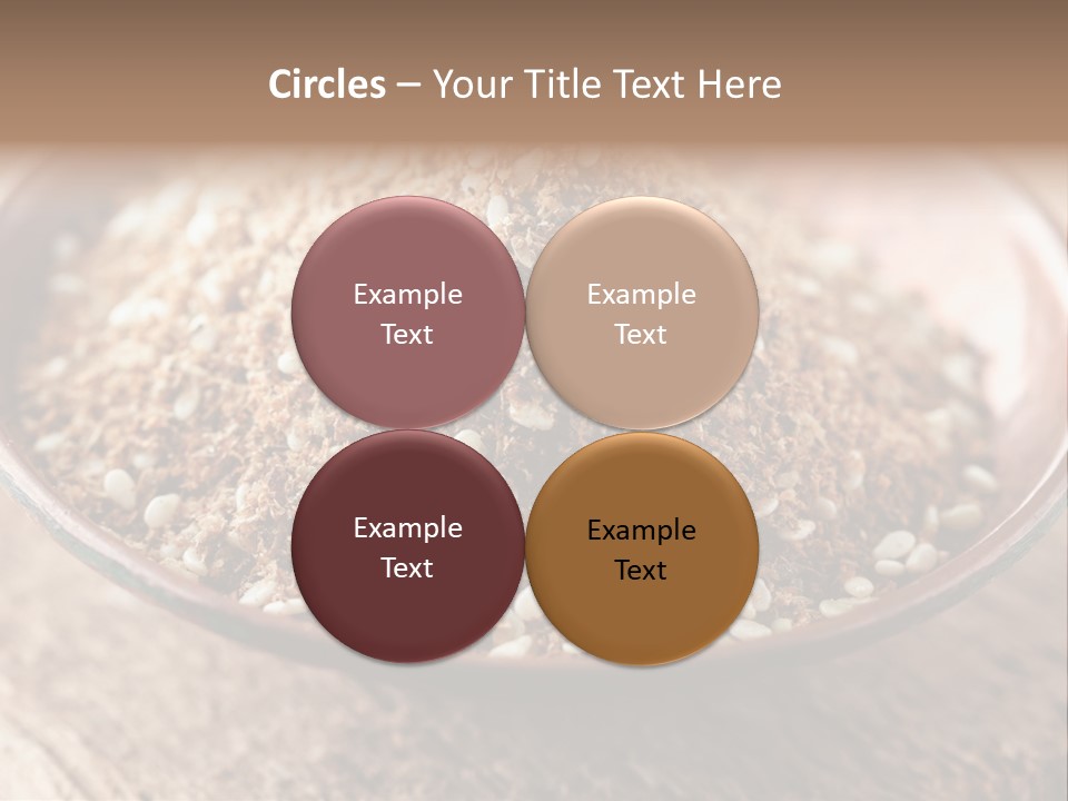 Sumac Beige Background Herb PowerPoint Template