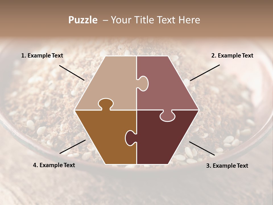 Sumac Beige Background Herb PowerPoint Template