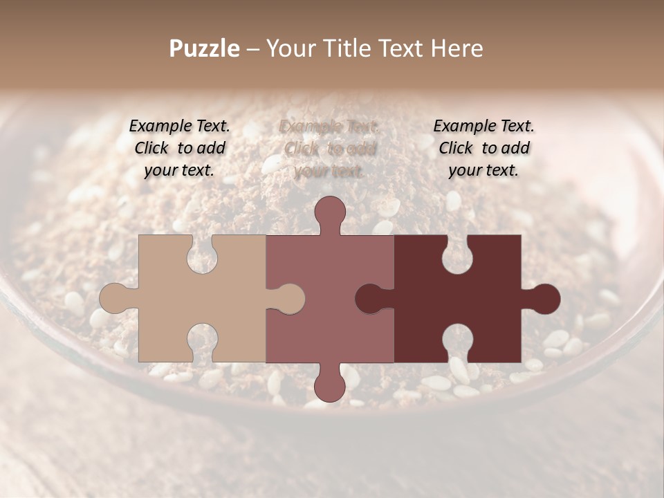 Sumac Beige Background Herb PowerPoint Template