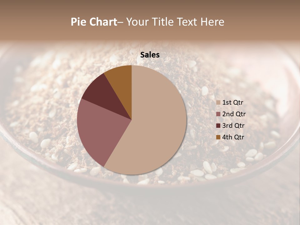 Sumac Beige Background Herb PowerPoint Template