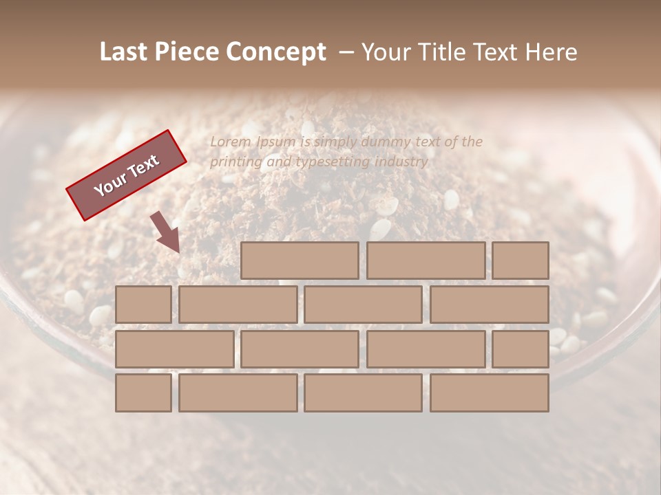 Sumac Beige Background Herb PowerPoint Template
