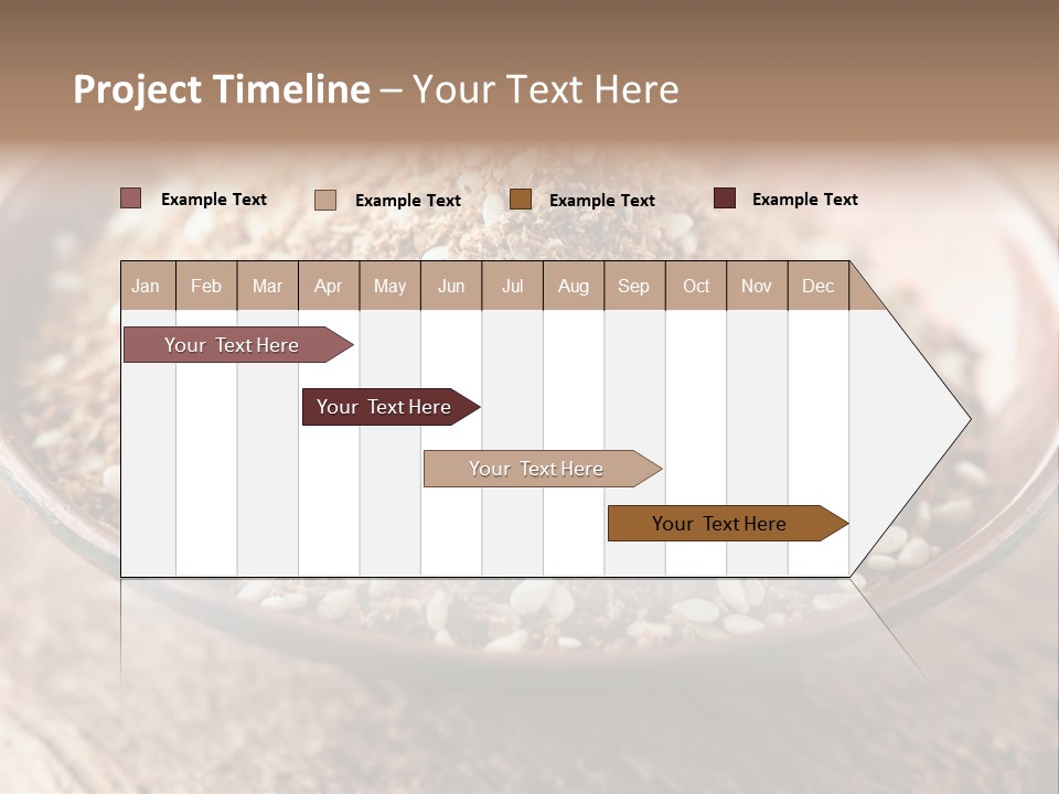 Sumac Beige Background Herb PowerPoint Template