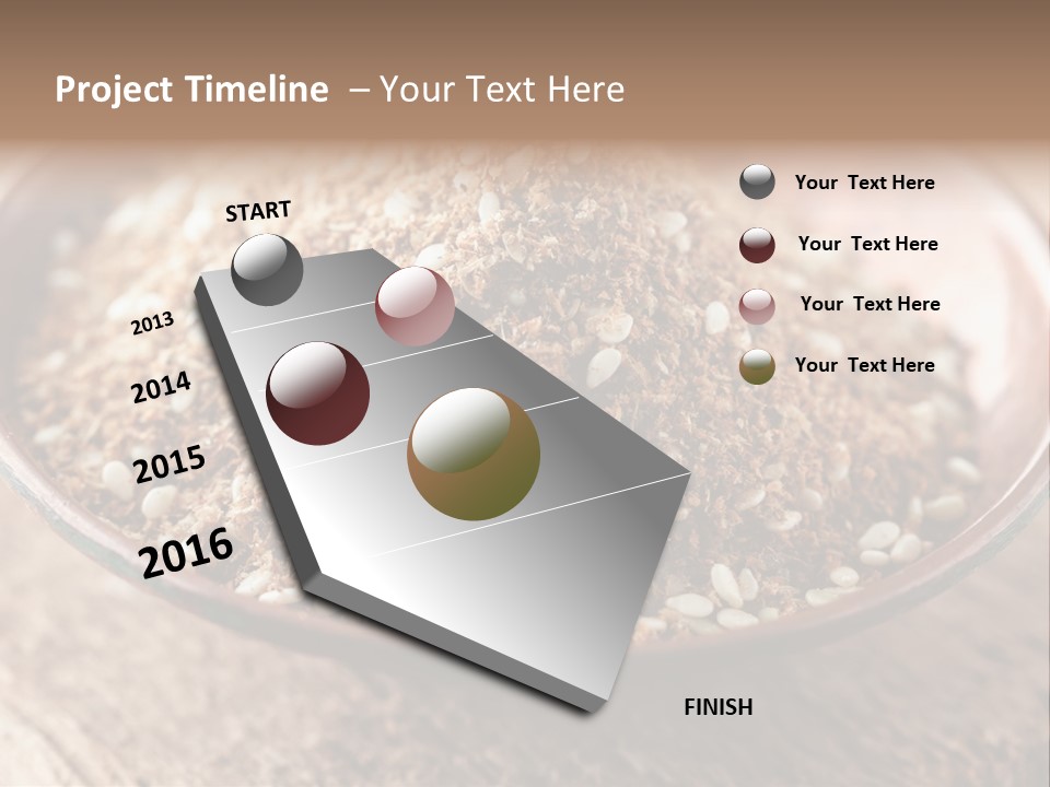 Sumac Beige Background Herb PowerPoint Template