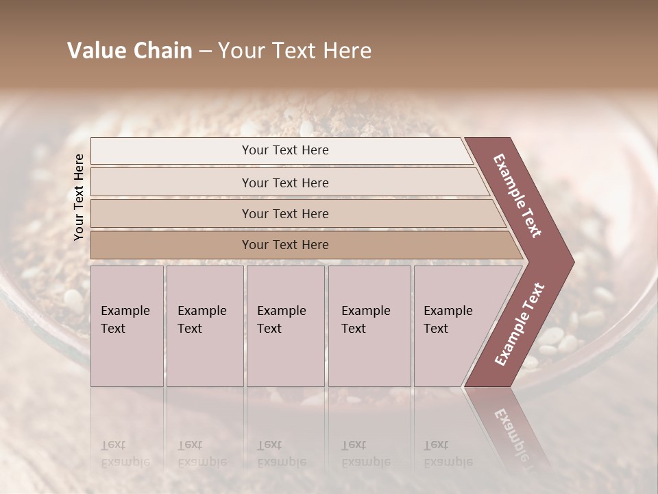 Sumac Beige Background Herb PowerPoint Template