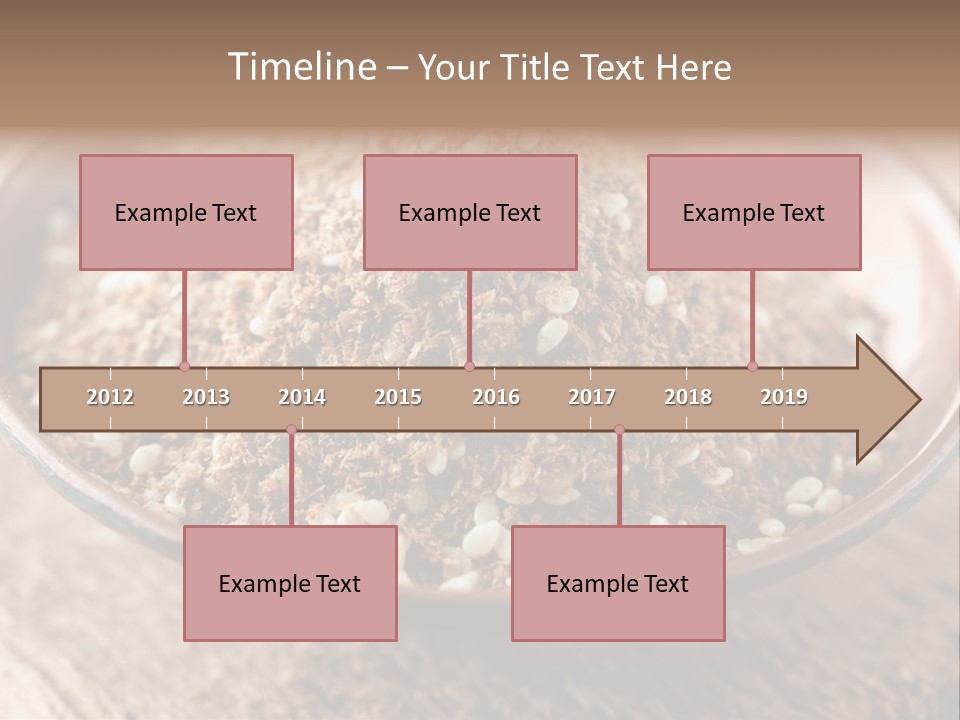 Sumac Beige Background Herb PowerPoint Template