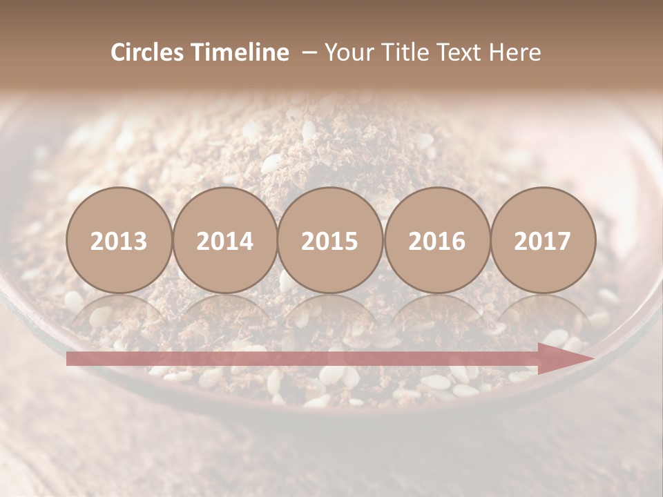 Sumac Beige Background Herb PowerPoint Template