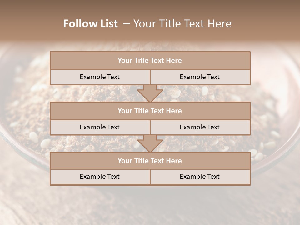 Sumac Beige Background Herb PowerPoint Template