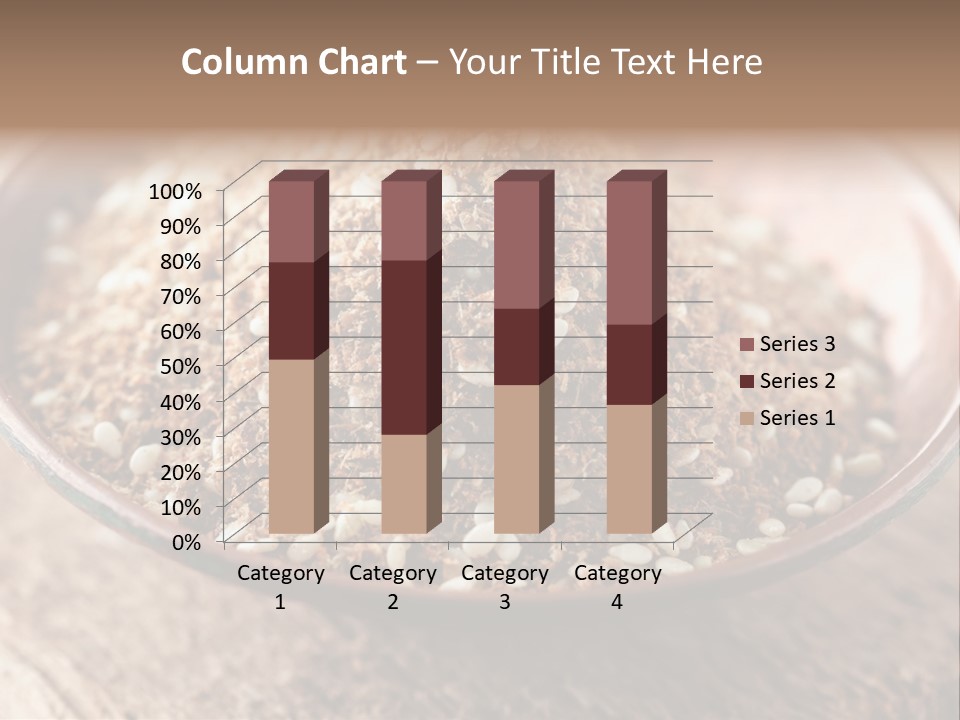 Sumac Beige Background Herb PowerPoint Template