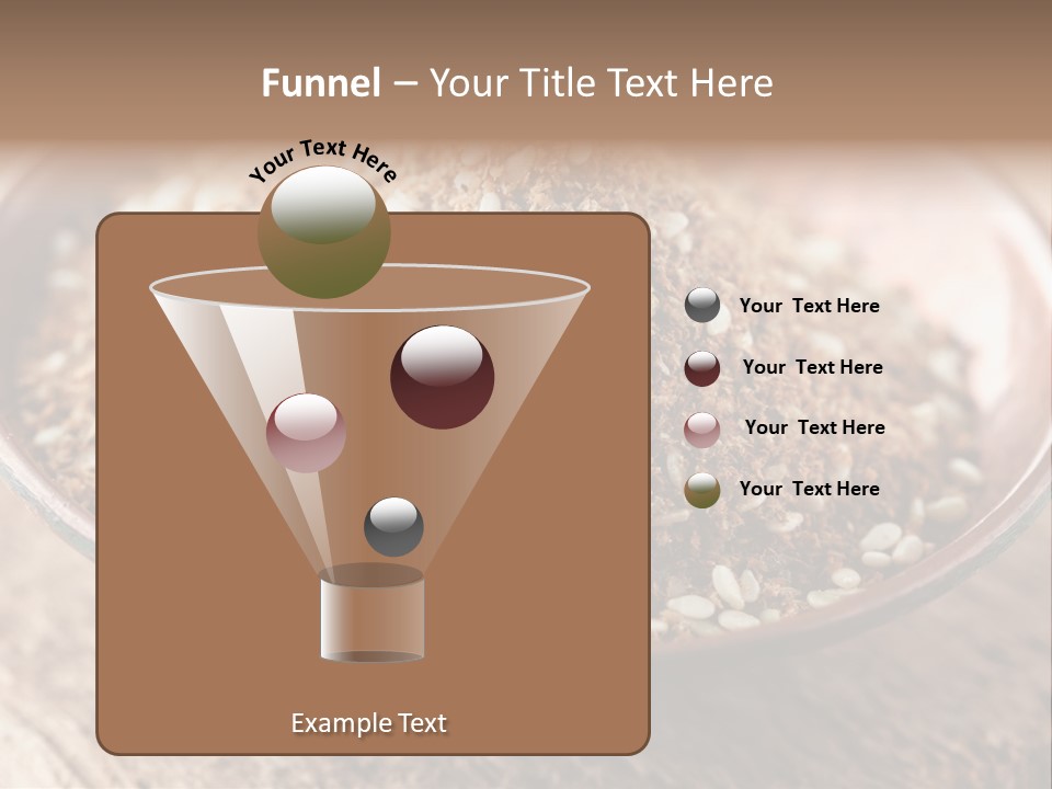 Sumac Beige Background Herb PowerPoint Template