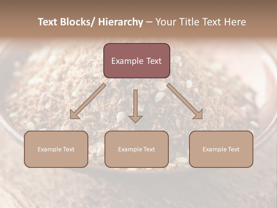 Sumac Beige Background Herb PowerPoint Template