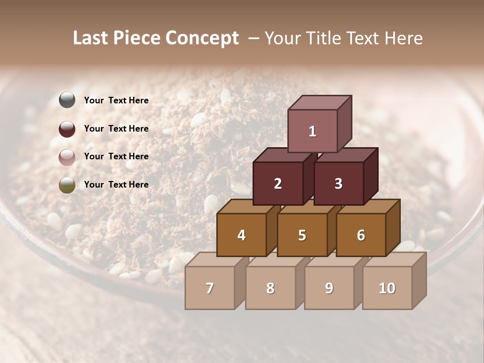 Sumac Beige Background Herb PowerPoint Template