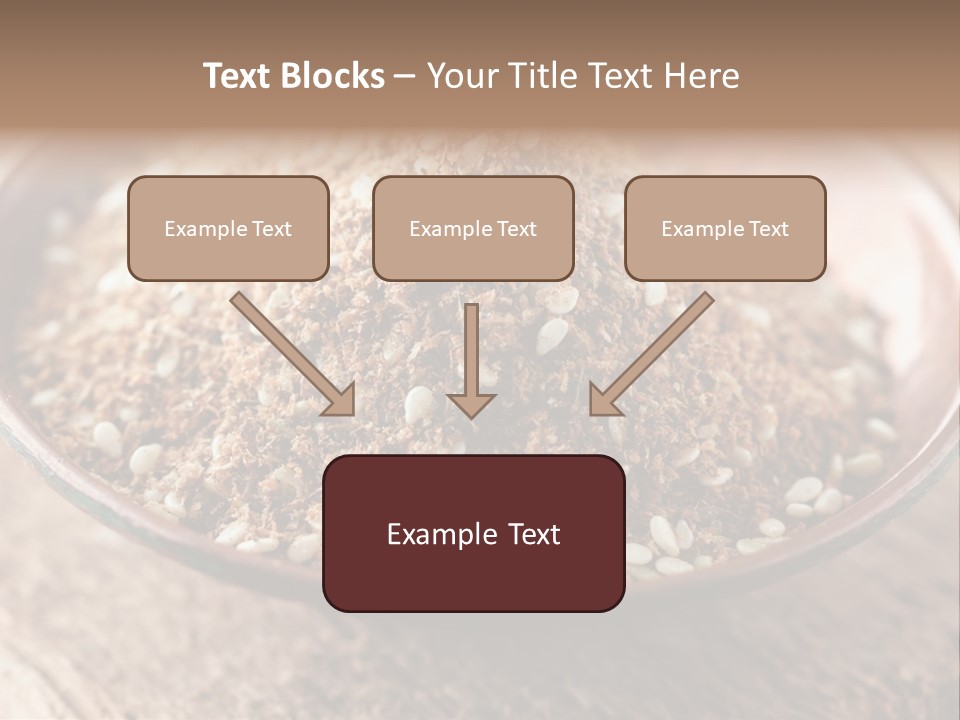 Sumac Beige Background Herb PowerPoint Template