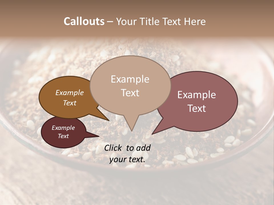 Sumac Beige Background Herb PowerPoint Template