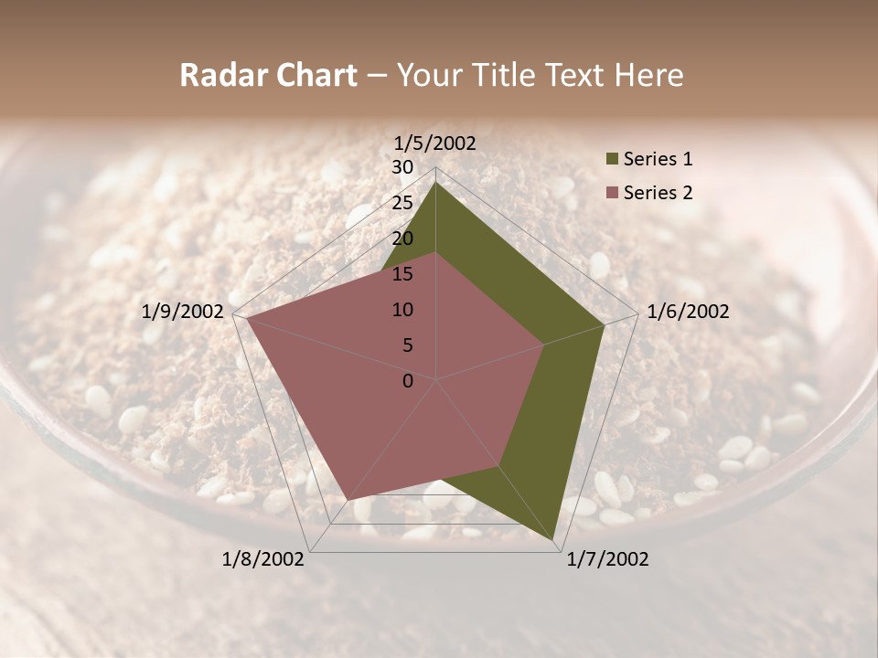 Sumac Beige Background Herb PowerPoint Template