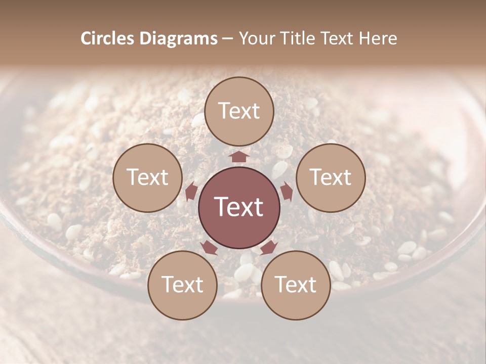 Sumac Beige Background Herb PowerPoint Template