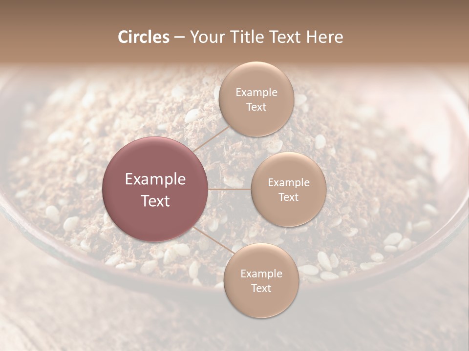 Sumac Beige Background Herb PowerPoint Template