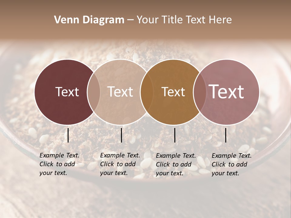 Sumac Beige Background Herb PowerPoint Template