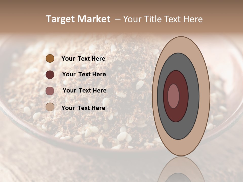 Sumac Beige Background Herb PowerPoint Template