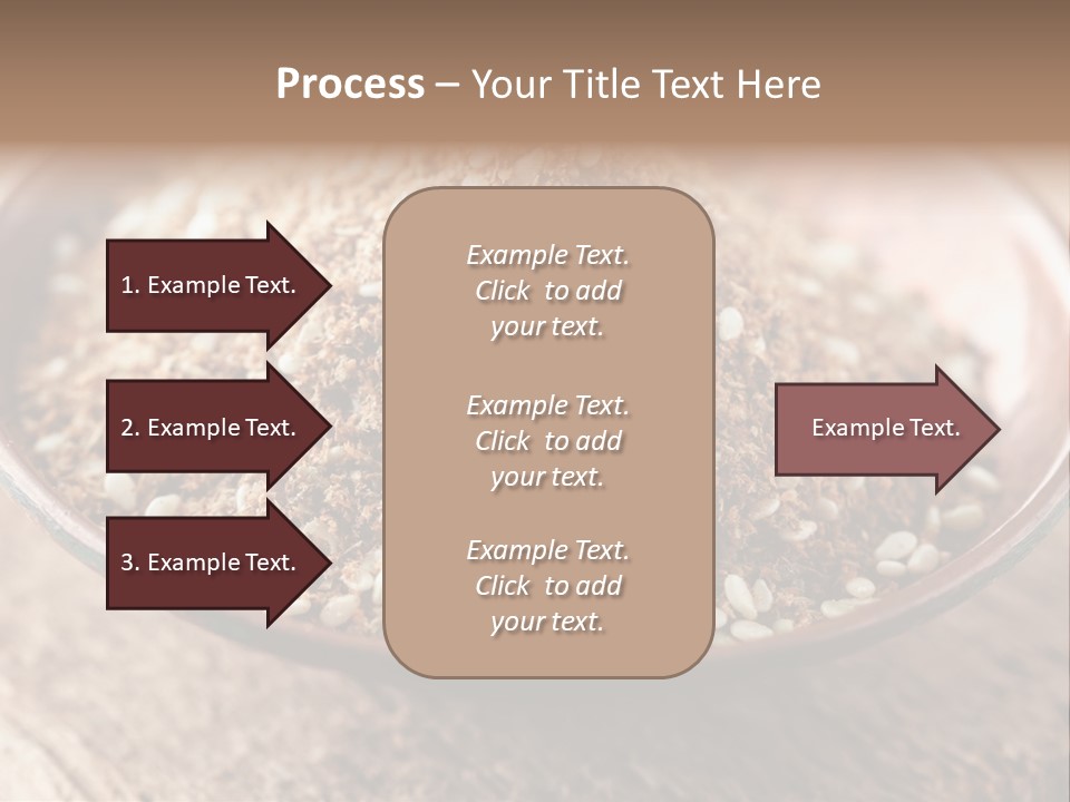 Sumac Beige Background Herb PowerPoint Template