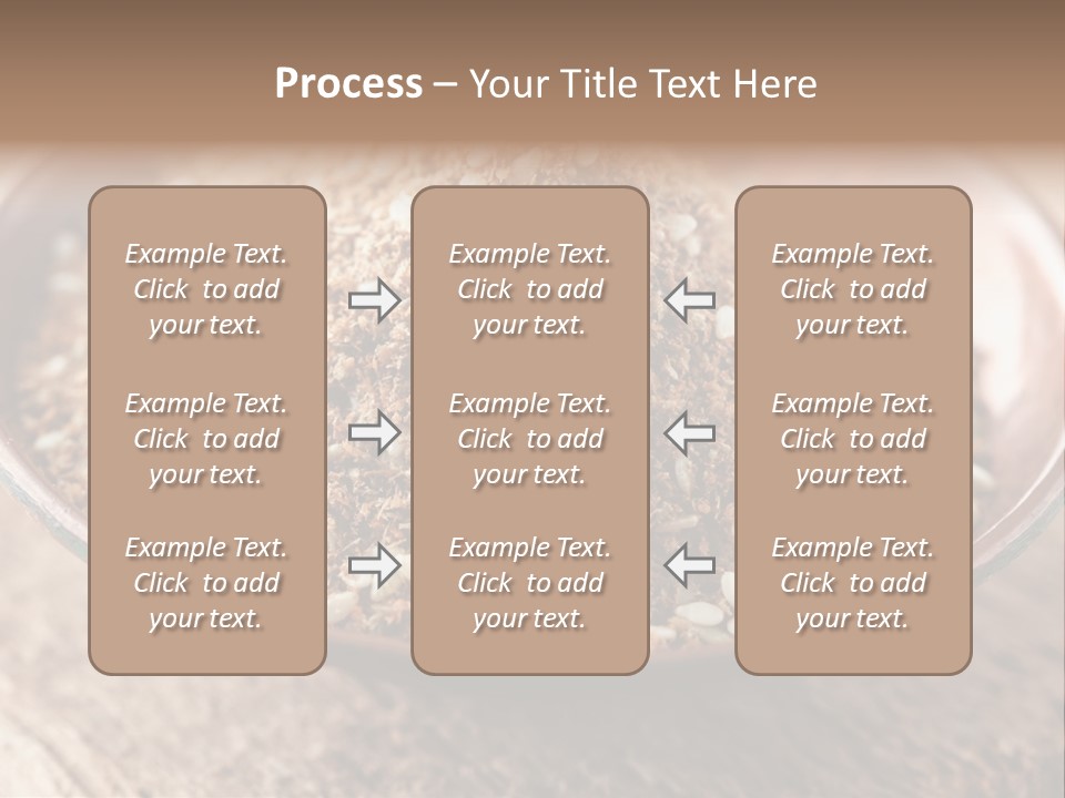 Sumac Beige Background Herb PowerPoint Template