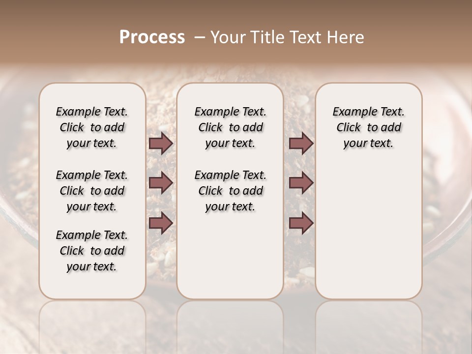 Sumac Beige Background Herb PowerPoint Template